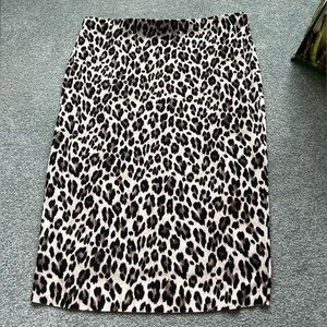 Vince Camuto Leopard Skirt